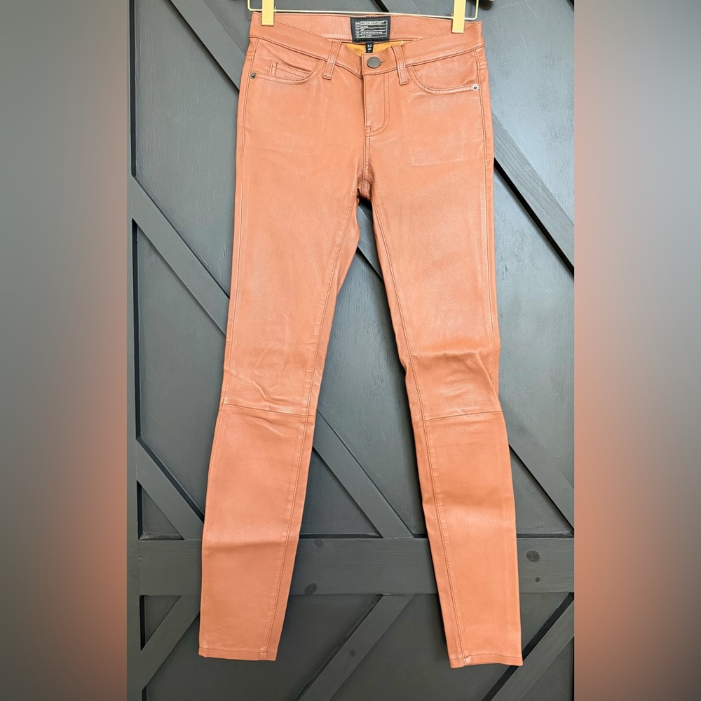 Current/Elliott Camel Ankle Skinny Jeans, Size 24/0